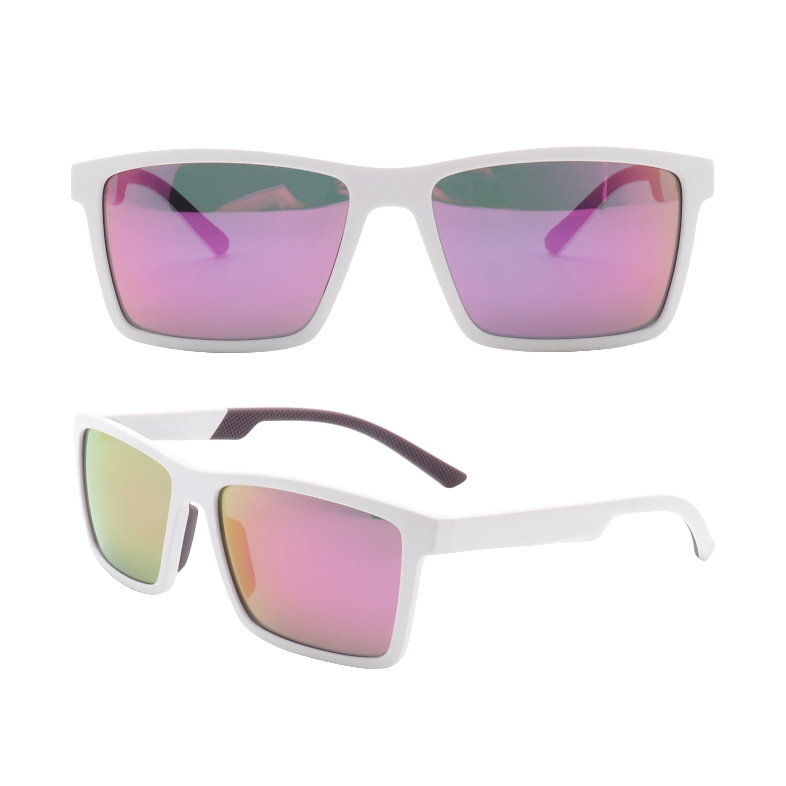 S221209 Gradual lens white frame optical sunglasses