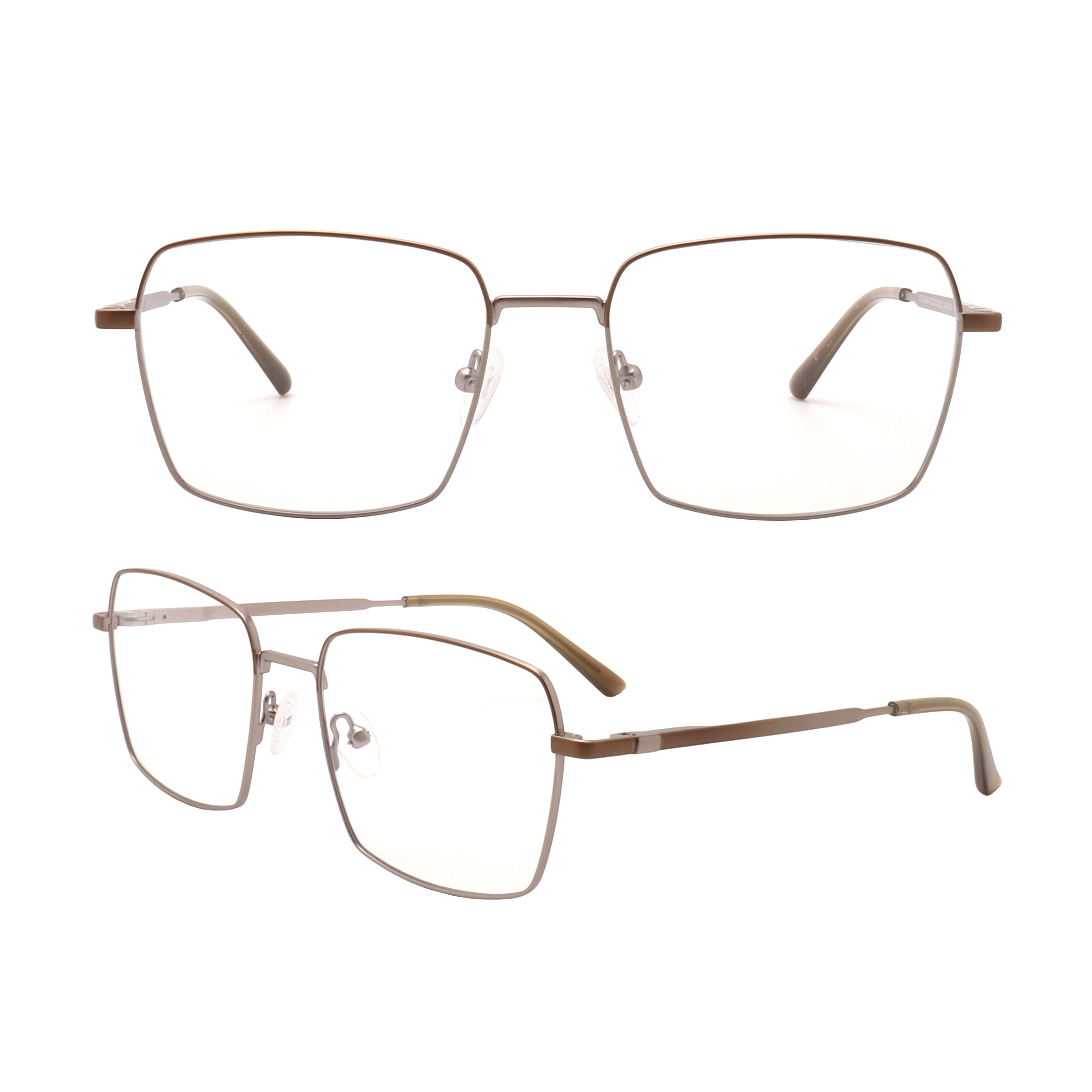 OF221218 Brown frame transparent optical glasses