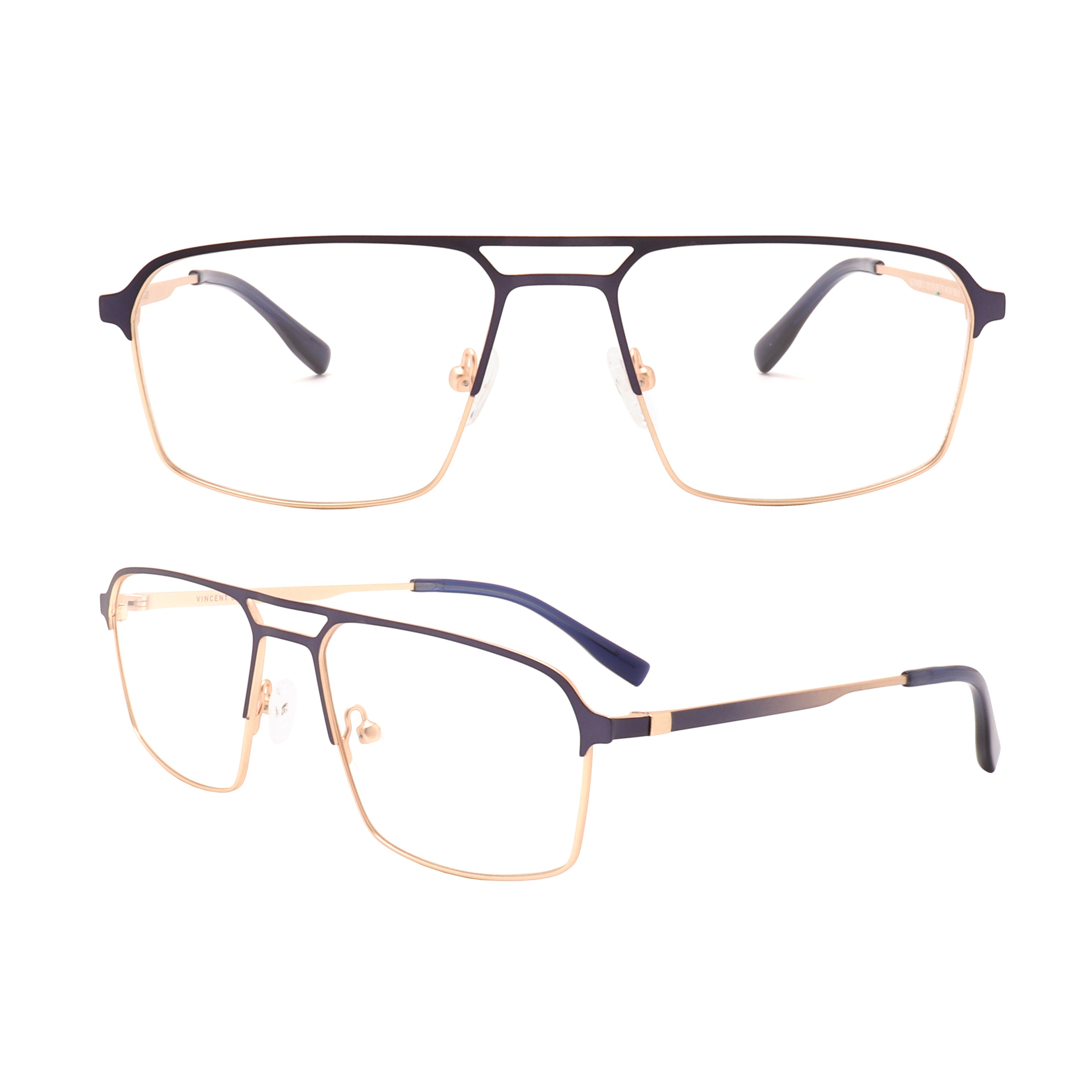 OF221205 Black and gold metal business optical glasses