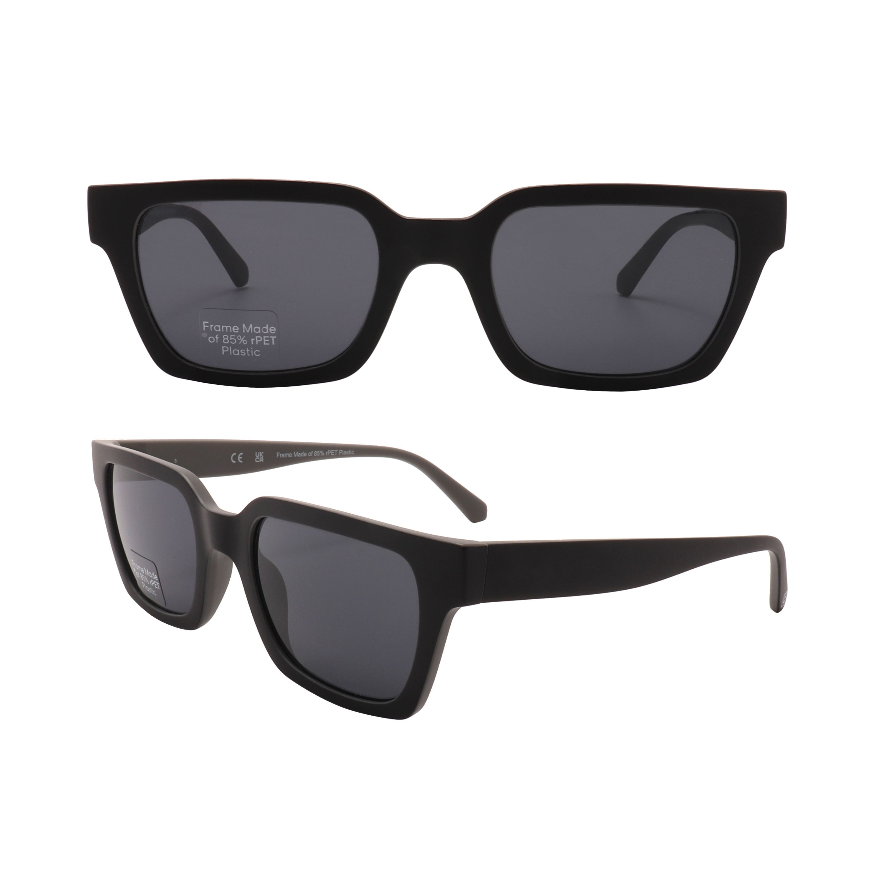 S221224 Black square business optical sunglasses