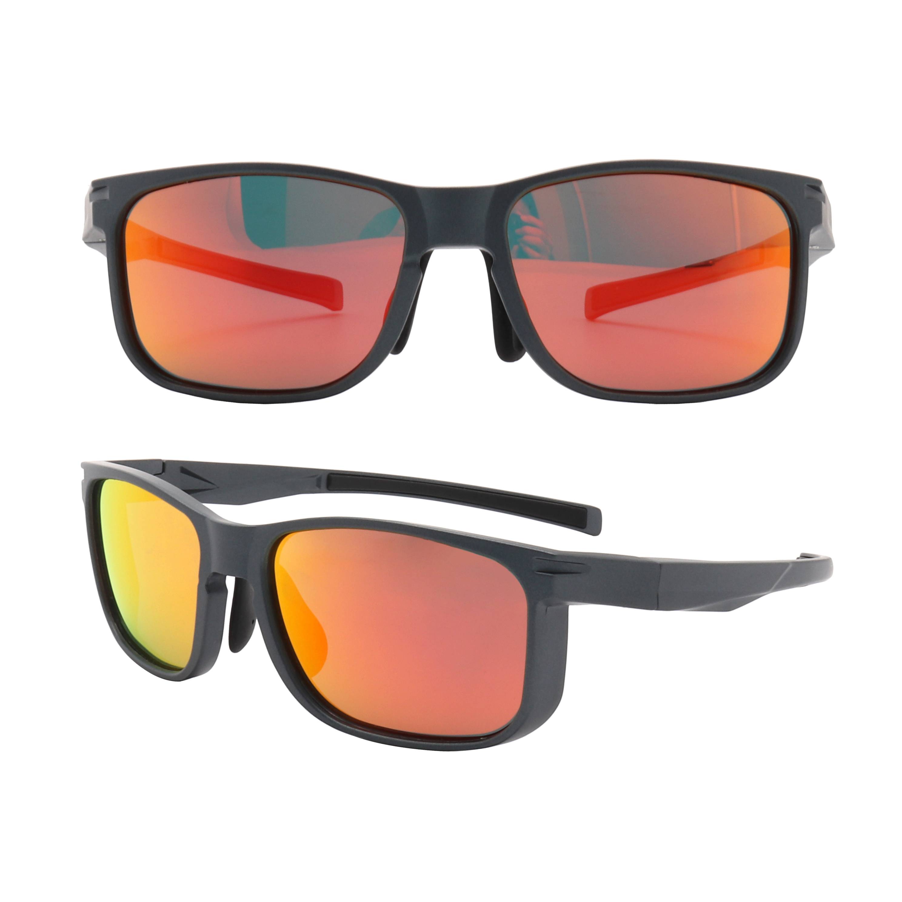 SF221211 Orange polarized sports glasses frame