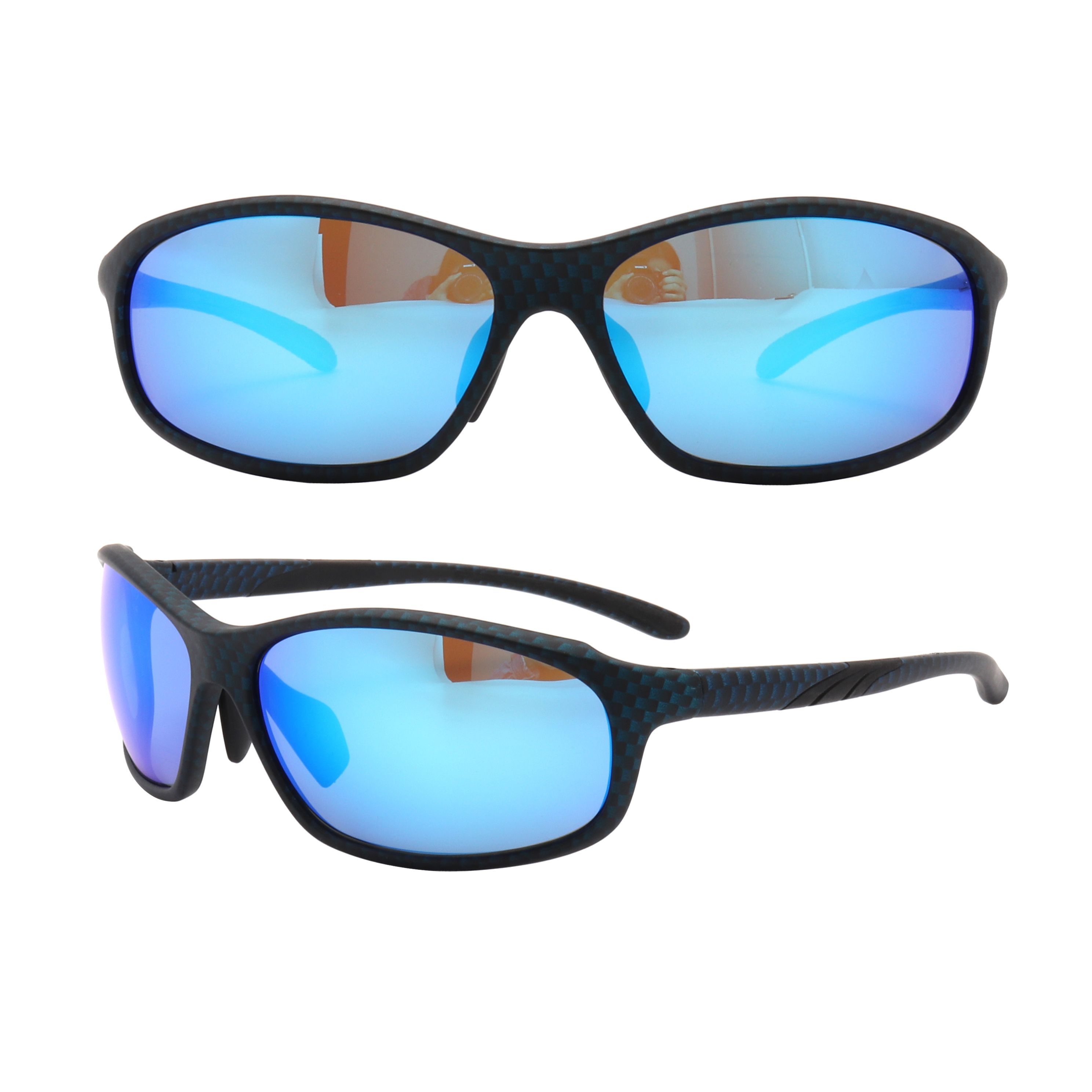 SF221207 Light blue polarized lens sports glasses