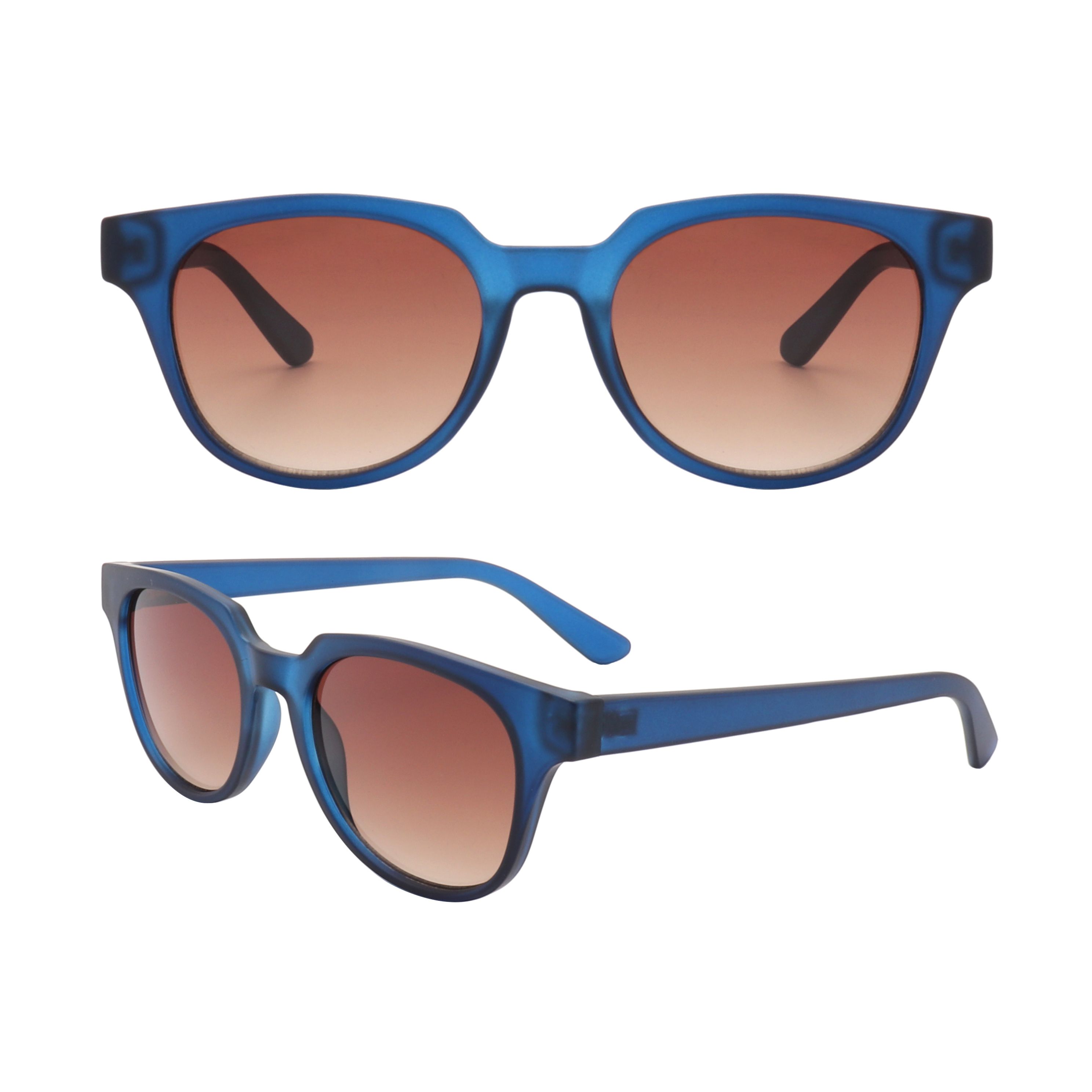 S221219 Blue frame brown lens fashionable optical sunglasses