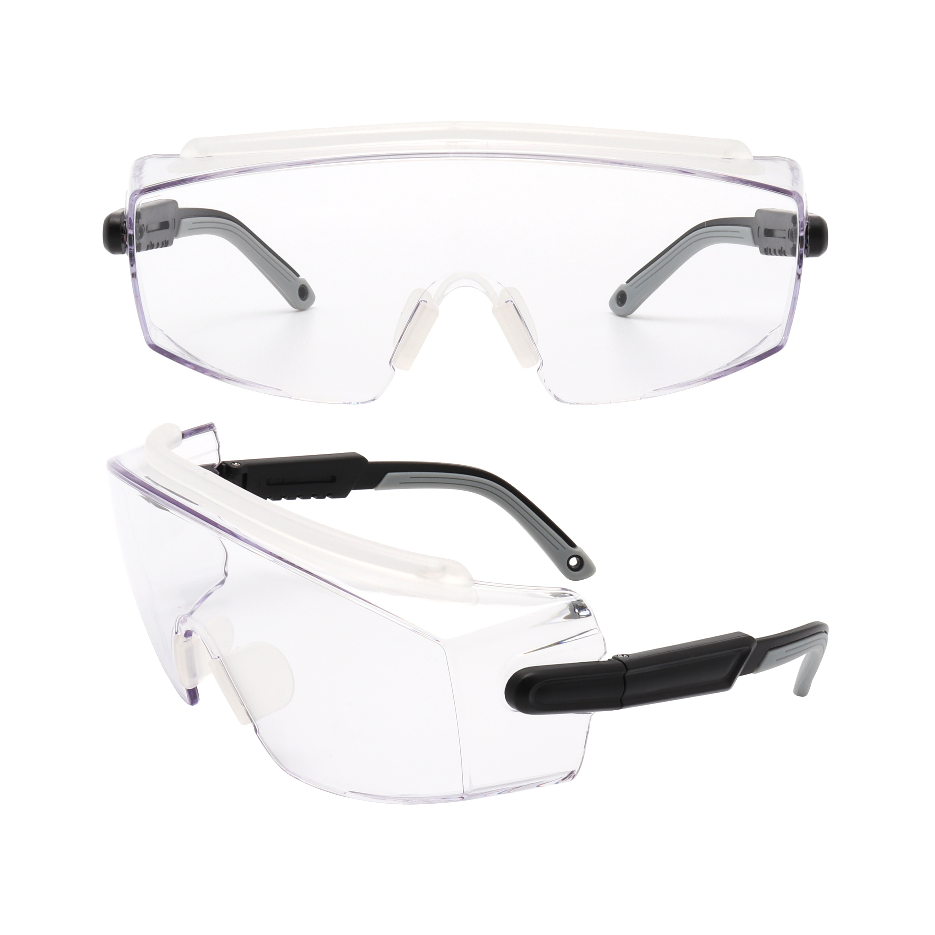 SG221216 Transparent black glasses feet windproof sports goggles