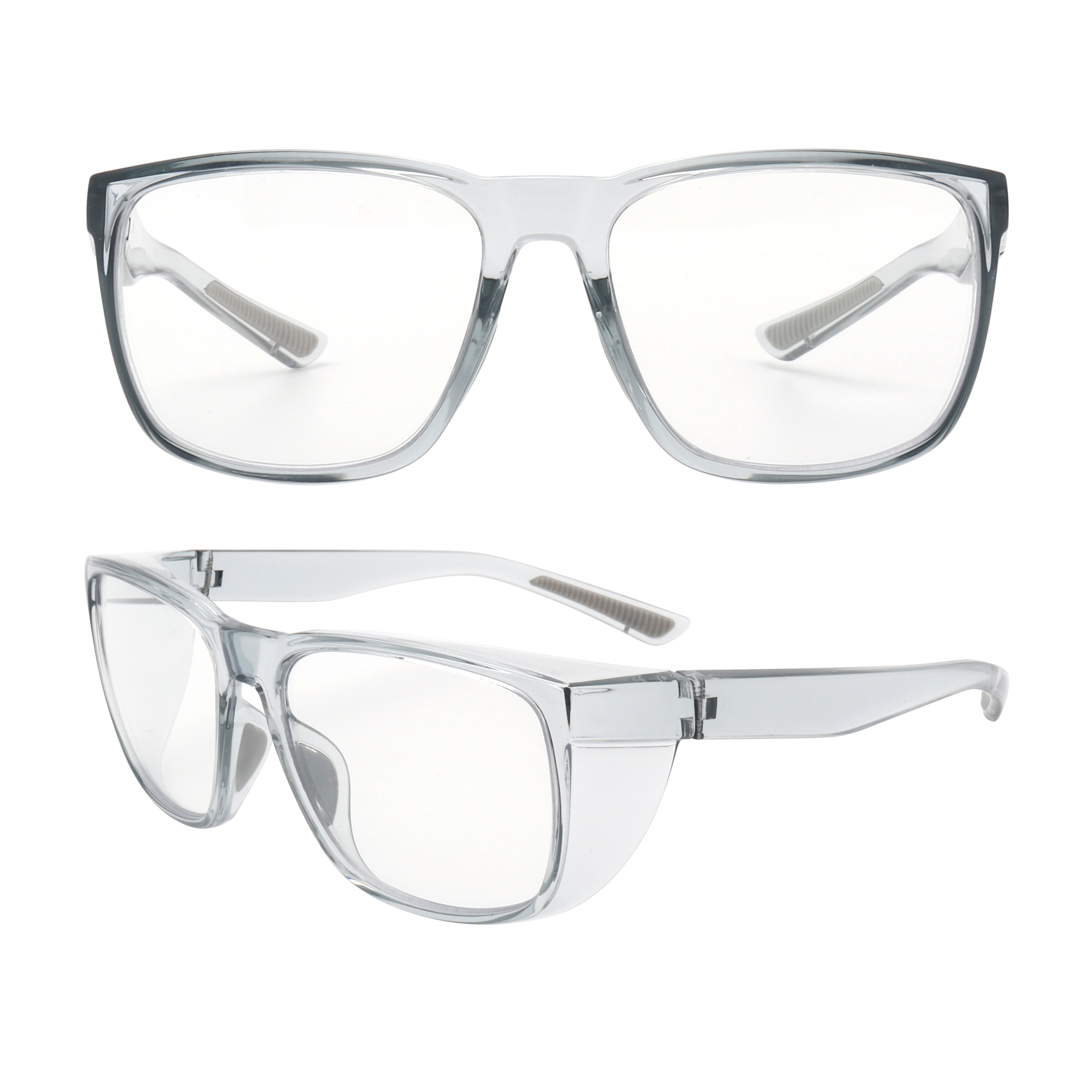 SG221226 Light grey, transparent lenses, sports goggles