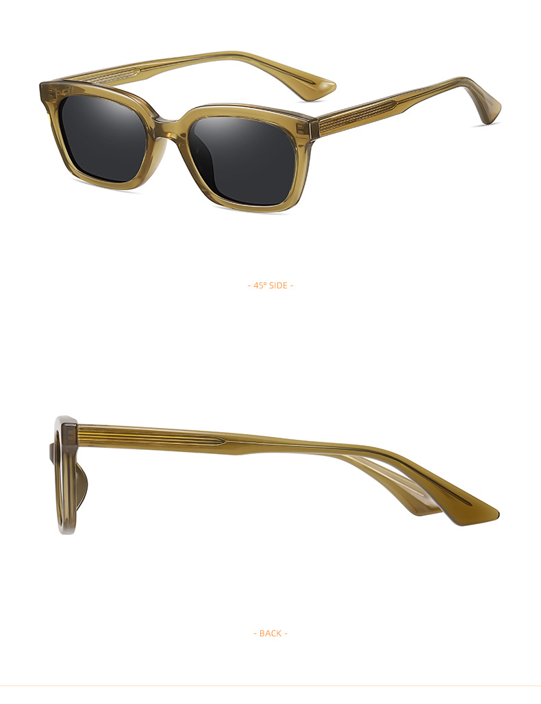 Brown Square Sunglasses Chinese