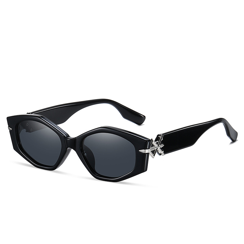 C1727 new bright black fashion trend TR polarized sunglasses