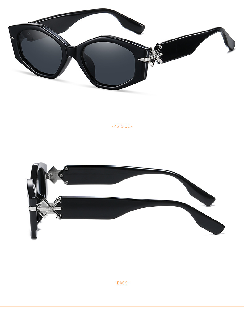 C1727newbrightblackfashiontrendTRpolarizedsunglasses